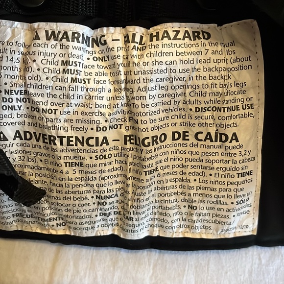 NWOT Evenflo Snugli - Picture 10 of 12